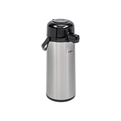 فلاکس بدنه استیل شیشه دار پمپی یونیک گنجایش 2.5 لیتر کد 9100
