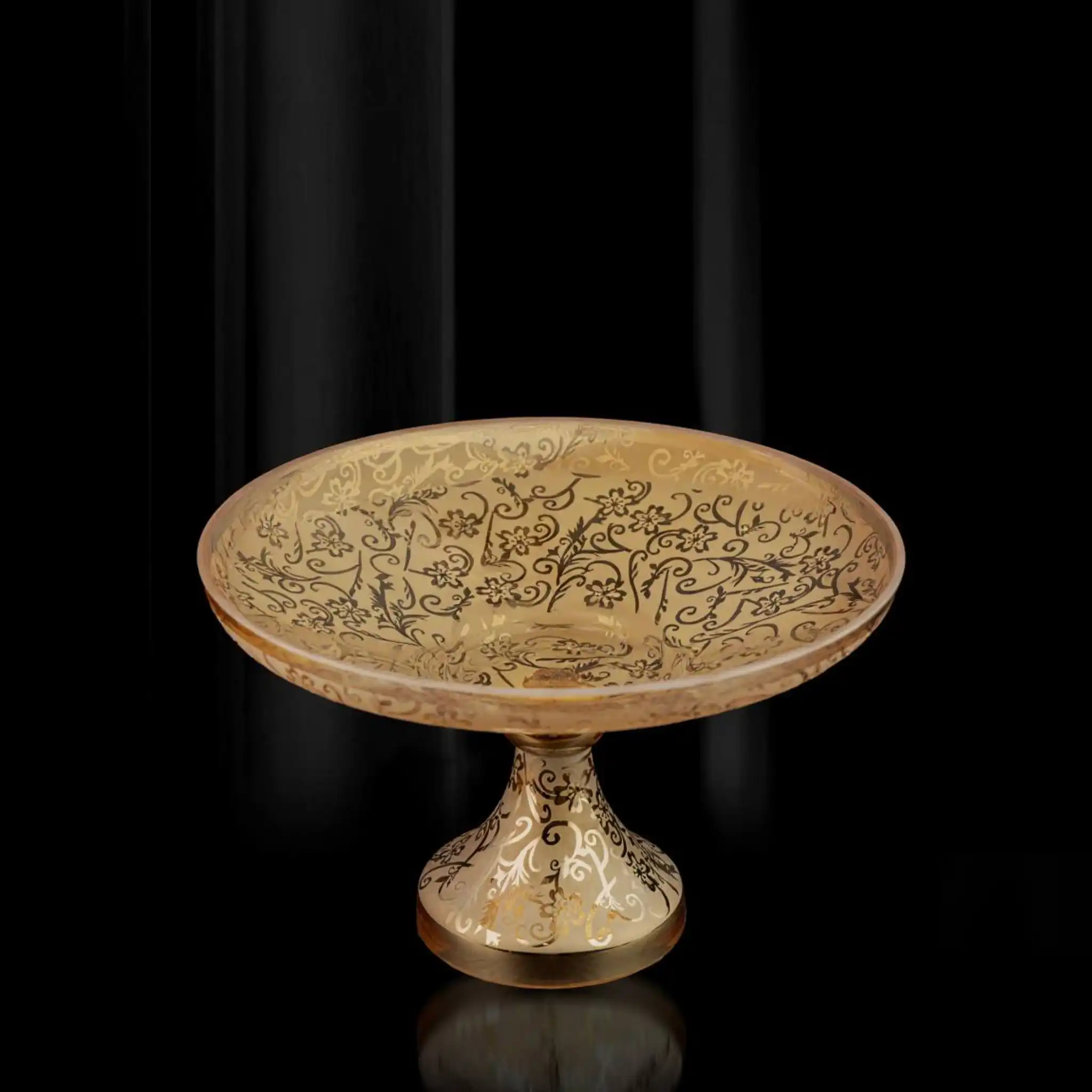 میوه‌خوری پایه‌دار اریکو مدل ساریا – رنگ عسلی
