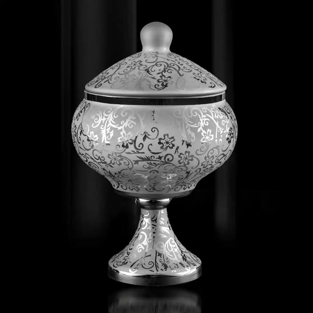 شکلات‌خوری پایه‌دار اریکو مدل ساریا – رنگ دودی
