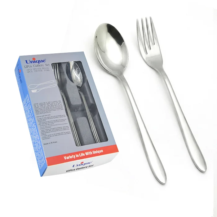سرویس قاشق و چنگال 12 پارچه یونیک کد 5815-2