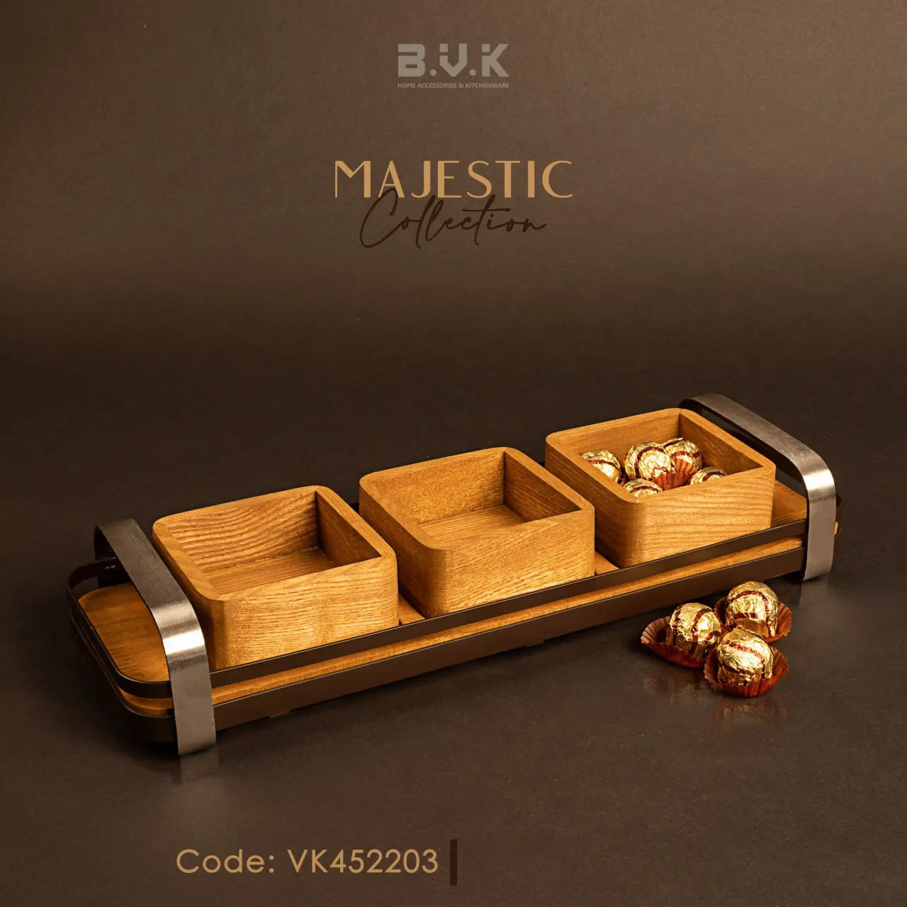 اردوخوری سه خانه بی وی کی سری مجستیک مدل 452203